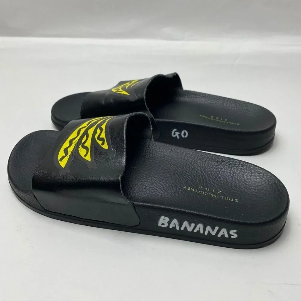STELLA MCCARTNEY Kids Banana Slides Size 4
